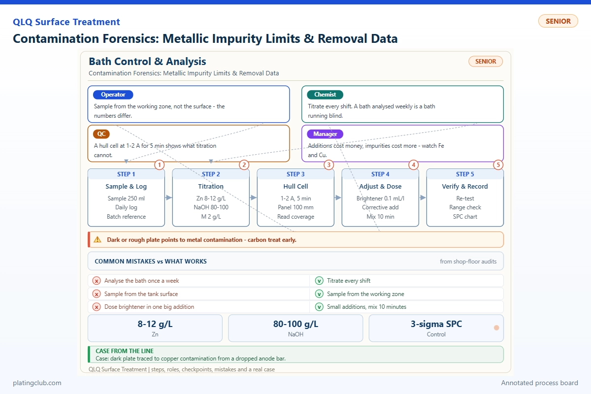 Contamination Forensics: Metallic Impurity Limits & Removal Data