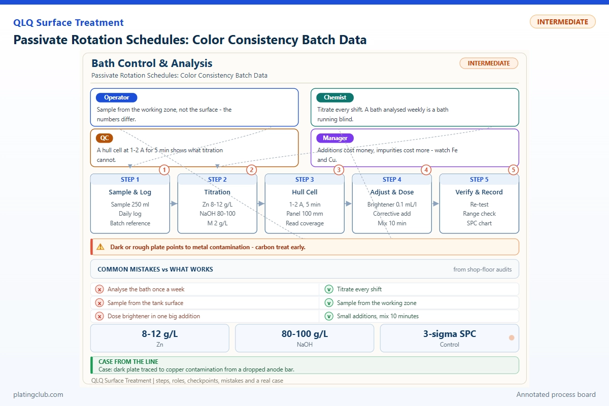 Passivate Rotation Schedules: Color Consistency Batch Data