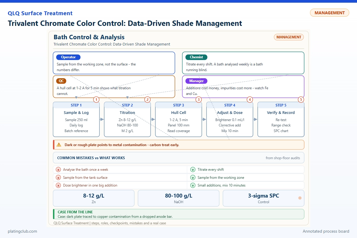Trivalent Chromate Color Control: Data-Driven Shade Management