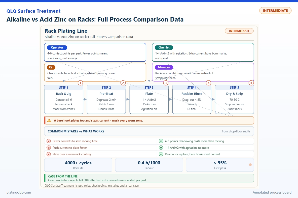 Alkaline vs Acid Zinc on Racks: Full Process Comparison Data