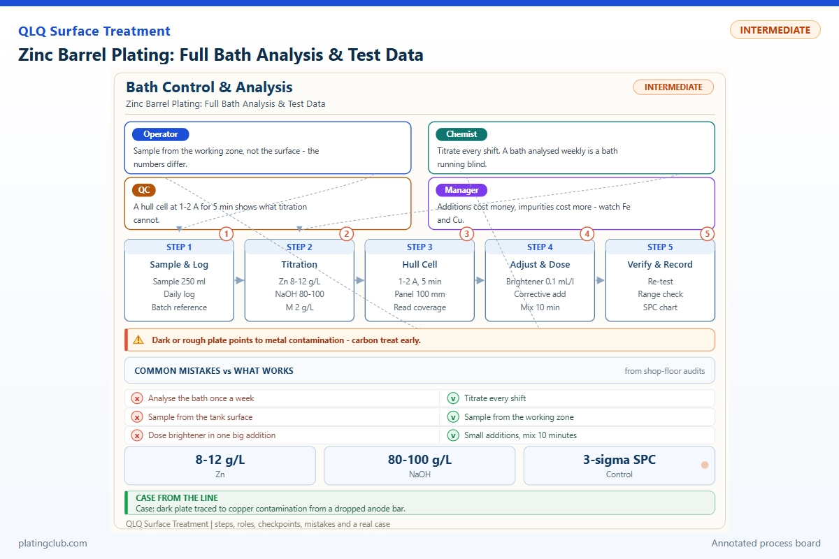 Zinc Barrel Plating: Full Bath Analysis & Test Data