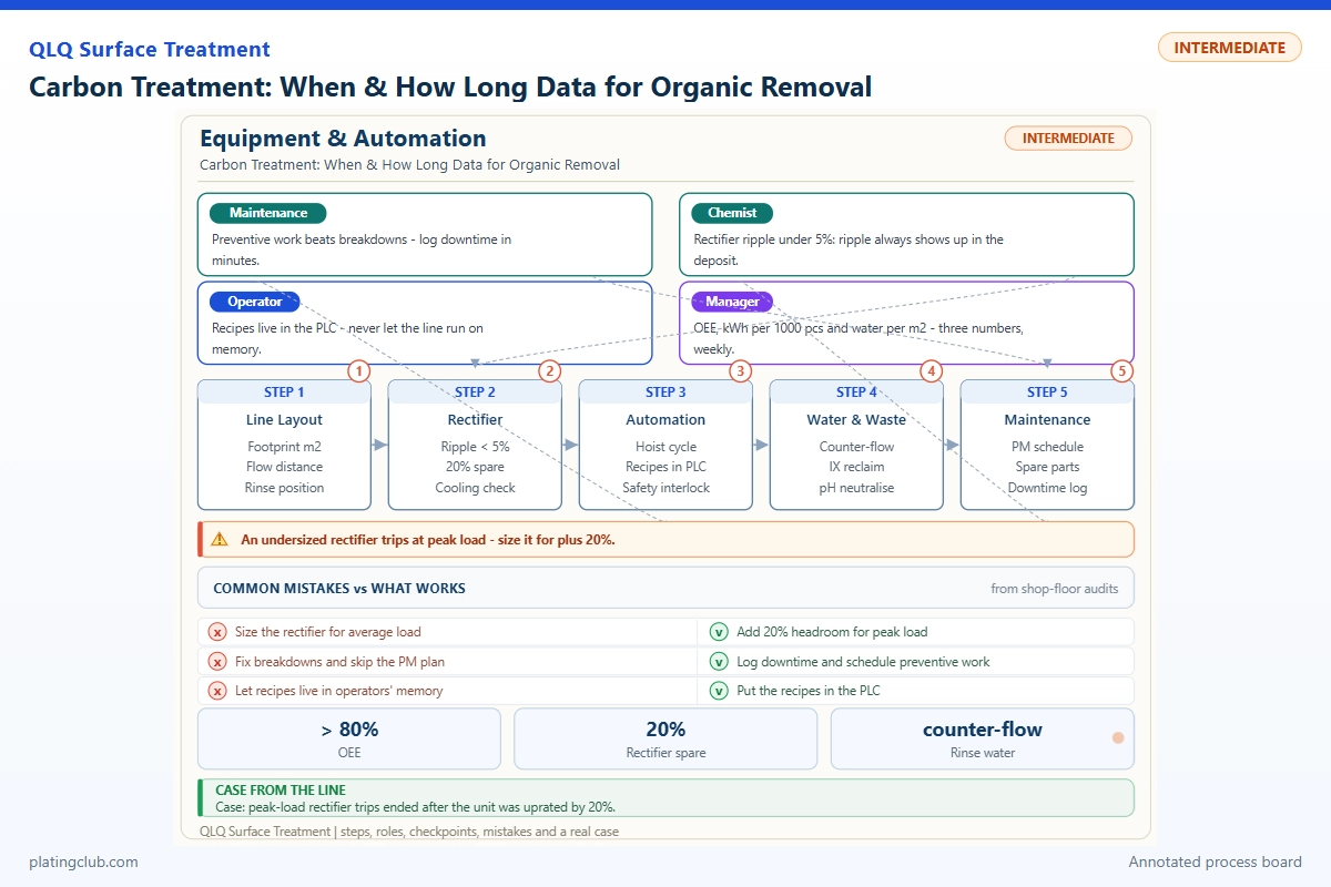 Carbon Treatment: When & How Long Data for Organic Removal
