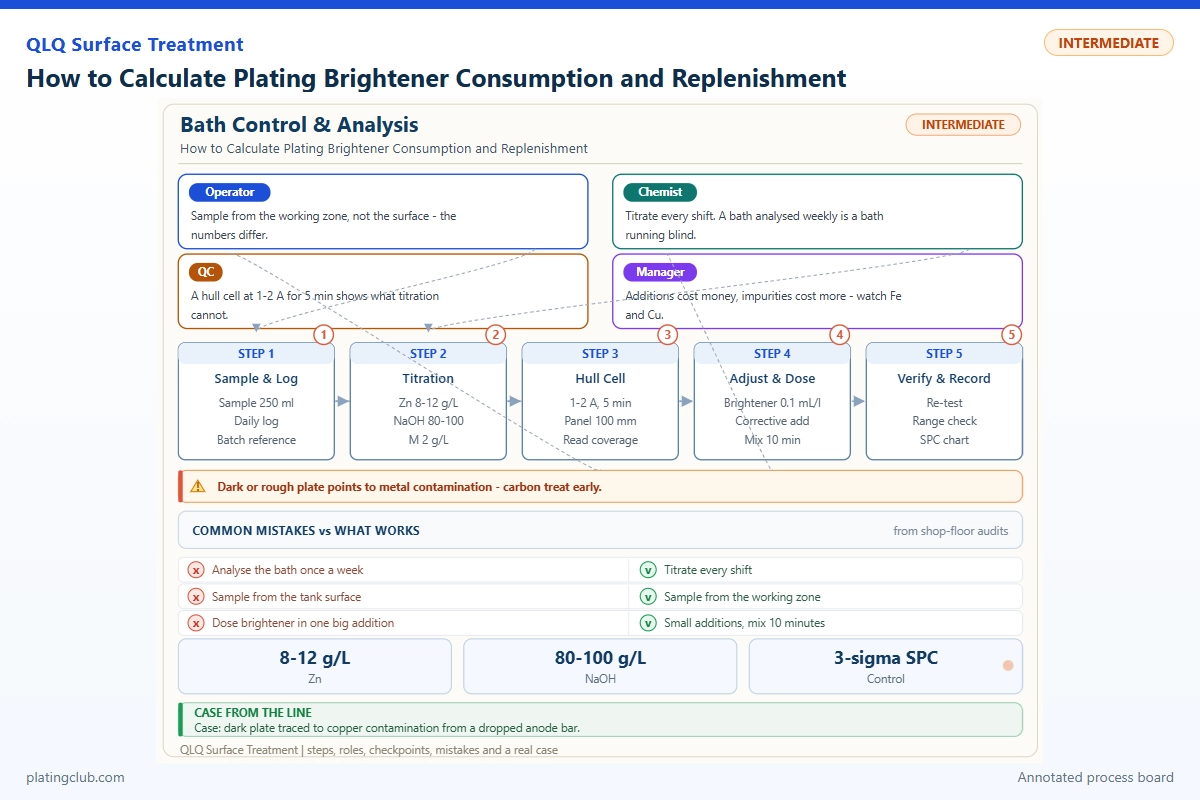 How to Calculate Plating Brightener Consumption and Replenishment