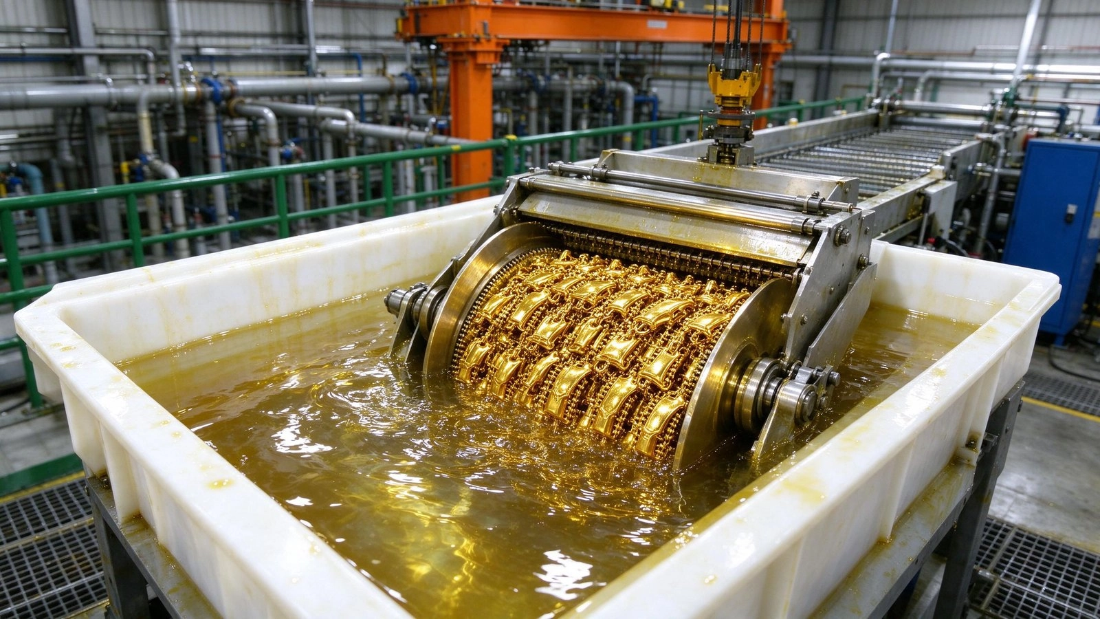 24K gold barrel plating machine for jewelry and zipper parts